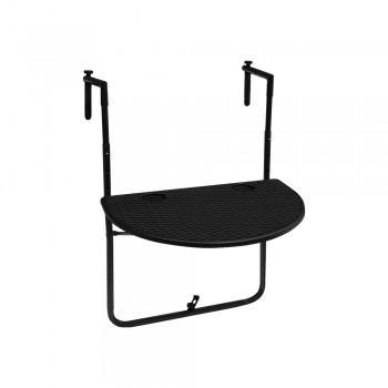 Klappbarer Balkontisch Schwarz - SSB 2 Grindi - 1