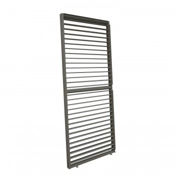 Lamellenwandpaneel für Pergola Kea - Grau Grindi - 1