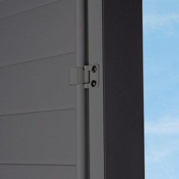 Lamellenwandpaneel für Pergola Kea - Grau Grindi - 5