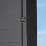 Lamellenwandpaneel für Pergola Kea - Grau Grindi - 5