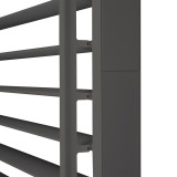 Lamellenwandpaneel für Pergola Kea - Grau Grindi - 9