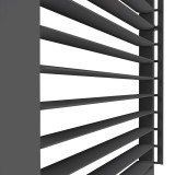 Lamellenwandpaneel für Pergola Kea - Grau Grindi - 8