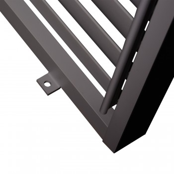 Lamellenwandpaneel für Pergola Kea - Grau Grindi - 7