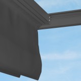 Terrassenpergola, Graue, Aluminium mit Automatisches Dach - Paros I 3x4m Grindi - 7
