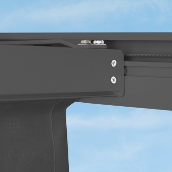 Terrassenpergola, Graue, Aluminium mit Automatisches Dach - Paros I 3x4m Grindi - 8
