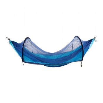 Hängematte mit Moskitonetz blau 240x120 - Manila Grindi - 1