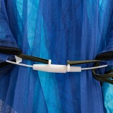 Hängematte mit Moskitonetz blau 240x120 - Manila Grindi - 9