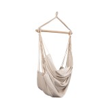 Hängematte - Beigefarbener Sessel 130x100 mit Holzsteg - Havanna Grindi - 3