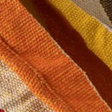 Gartenhängematte - orange, 180x160 - mit Holzsteg - Honolulu Grindi - 4