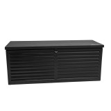 Gartenbox Kissenbox Auflagenbox - Larus 390 Liter - Schwarz Grindi - 2 Gartenbox Kissenbox Auflagenbox - Larus 390 Liter - Schwarz Grindi - 2