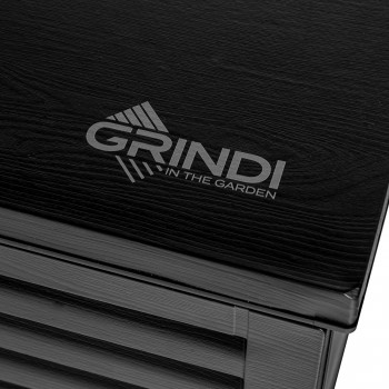 Gartenbox Kissenbox Auflagenbox - Larus 390 Liter - Schwarz Grindi - 3