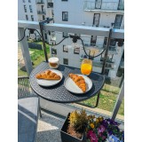 Klappbarer Balkontisch Schwarz - SSB 2 Grindi - 6