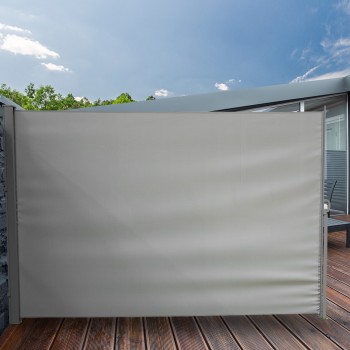 Terasse Markise Windschutz Seitenwand 200x300 – Sahil I, Grau Grindi - 6