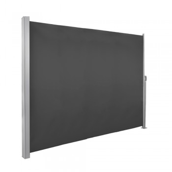 Terasse Markise Windschutz Seitenwand 200x300 – Sahil I, Dunkelgrau Grindi - 1