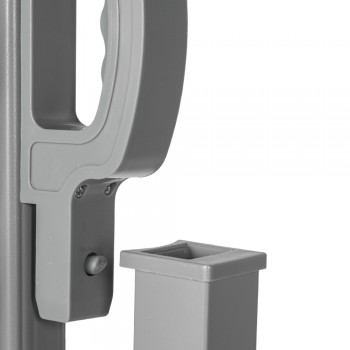 Terasse Markise Windschutz Seitenwand 200x300 – Sahil I, Dunkelgrau Grindi - 4