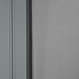 Terasse Markise Windschutz Ecke Seitenwand 180x600 – Monsun I, Grau Grindi - 4
