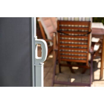 Terasse Markise Windschutz Seitenwand 160x300 - Mistral, Dunkelgrau Grindi - 4