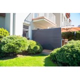 Terasse Markise Windschutz Seitenwand 180x300 - Fen, dunkelgrau Grindi - 2