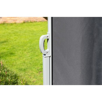 Terasse Markise Windschutz Seitenwand 180x300 - Fen, dunkelgrau Grindi - 5