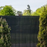 Sichtschutzmatte Sichtschutzzaun Windschutz Anthrazit - PVC 100 cm - GMP Grindi - 5