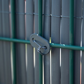 Sichtschutzmatte Sichtschutzzaun Windschutz Anthrazit - PVC 100 cm - GMP Grindi - 6