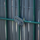 Sichtschutzmatte Sichtschutzzaun Windschutz Anthrazit - PVC 100 cm - GMP Grindi - 6