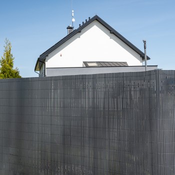 Sichtschutzmatte Sichtschutzzaun Windschutz Anthrazit - PVC 180 cm - GMP Grindi - 3