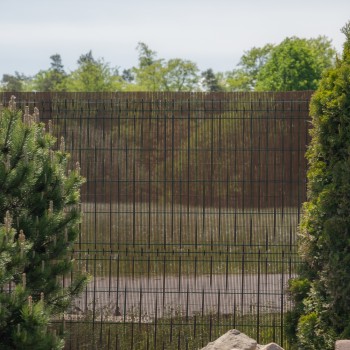 Sichtschutzmatte Sichtschutzzaun Windschutz Braun - PVC 150 cm - GMW Grindi - 6