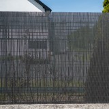 Sichtschutzmatte Sichtschutzzaun Windschutz Anthrazit - PVC 150 cm - GMW Grindi - 3