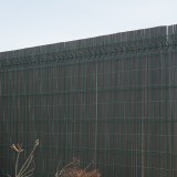 Sichtschutzmatte Sichtschutzzaun Windschutz Anthrazit - PVC 150 cm - GMW Grindi - 5