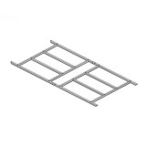 Betula Gartenhäuschen Bodenrahmen Grindi - 1