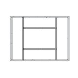 Tilia Gartenhäuschen Bodenrahmen Grindi - 1