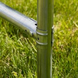 Garagenzelt Carport PE 400x800x305 grau - NG 5 GRINDI IN THE GARDEN - 9