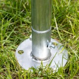 Garagenzelt Carport PE 400x800x305 grau - NG 5 GRINDI IN THE GARDEN - 11