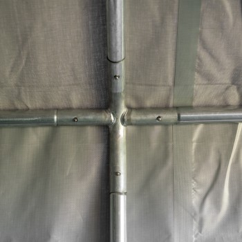 Garagenzelt Carport PVC 400x800x305 grau - NG 5 GRINDI IN THE GARDEN - 10