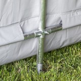 Garagenzelt Carport PVC 400x800x305 grau - NG 5 GRINDI IN THE GARDEN - 11