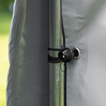 Garagenzelt Carport PVC 400x800x305 grau - NG 5 GRINDI IN THE GARDEN - 15