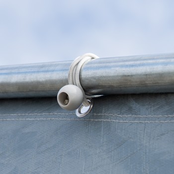 Garagenzelt Carport PE 300x600x274 grau - NG 2 GRINDI IN THE GARDEN - 5