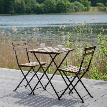 Balkon-Set Möbel-Set  Bistro-Set Gartengruppe Gartenmöbel Holz - Liko I GRINDI IN THE GARDEN - 2