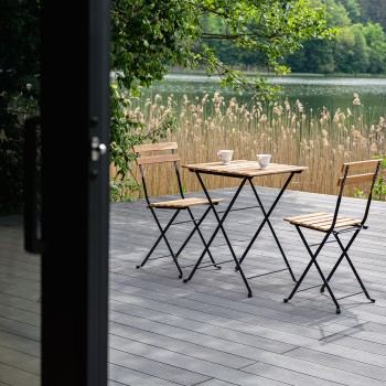 Balkon-Set Möbel-Set  Bistro-Set Gartengruppe Gartenmöbel Holz - Liko II GRINDI IN THE GARDEN - 2