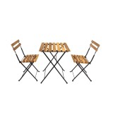 Balkon-Set Möbel-Set  Bistro-Set Gartengruppe Gartenmöbel Holz - Liko II GRINDI IN THE GARDEN - 1