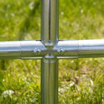 Garagenzelt Carport PE 300x700x274 grau - NG 3 GRINDI IN THE GARDEN - 7