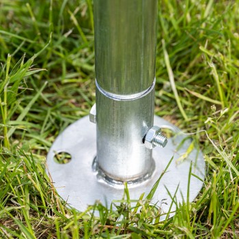 Garagenzelt Carport PE 300x700x274 grau - NG 3 GRINDI IN THE GARDEN - 10