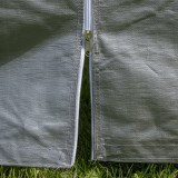 Garagenzelt Carport PE 400x600x305 grau - NG 4 GRINDI IN THE GARDEN - 12