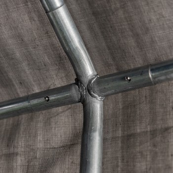 Garagenzelt Carport PE 300x400x274 grau - NG 1 GRINDI IN THE GARDEN - 2