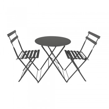 Gartenmöbel Set - metall, klappbar - Keli II GRINDI IN THE GARDEN - 1