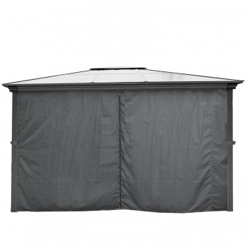 Vorhang für Gartenpavillon Libra II - grau GRINDI IN THE GARDEN - 1