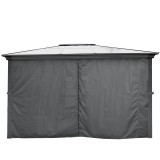 Vorhang für Gartenpavillon Libra II - grau GRINDI IN THE GARDEN - 1