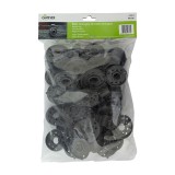 Sonnenschutznetz-Befestigungsklammer, Clips 20 St/Packung, anthrazit - GKM 1 Grindi - 3