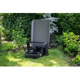 Vordach, Garage für Rasenmäher - GRK 1 - grau GRINDI IN THE GARDEN - 5